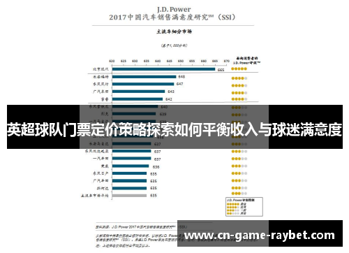 英超球队门票定价策略探索如何平衡收入与球迷满意度
